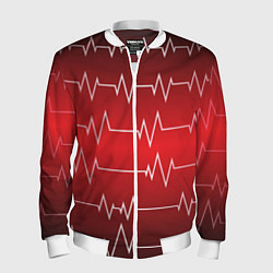 Бомбер мужской Pulse, цвет: 3D-белый