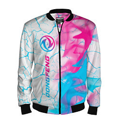 Бомбер мужской Dongfeng neon gradient style: по-вертикали, цвет: 3D-черный