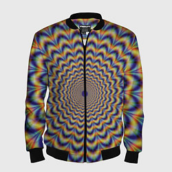 Мужской бомбер Гипнотический рисунок