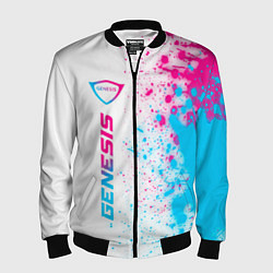 Бомбер мужской Genesis neon gradient style: по-вертикали, цвет: 3D-черный