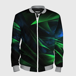 Мужской бомбер Dark green background