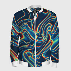 Мужской бомбер Abstract waves