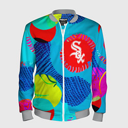 Бомбер мужской Chicago White Sox - baseball team, цвет: 3D-меланж