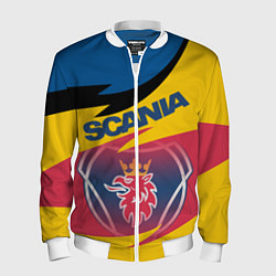 Мужской бомбер Scania logo