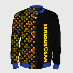 Мужской бомбер Serious Sam pattern game