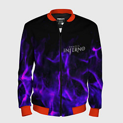 Мужской бомбер Dantes Inferno flame neon