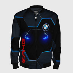 Бомбер мужской Тень BMW, цвет: 3D-черный