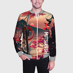 Бомбер мужской Катана Mitsubishi, цвет: 3D-меланж — фото 2