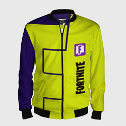 Мужской бомбер Fortnite logo yellow game