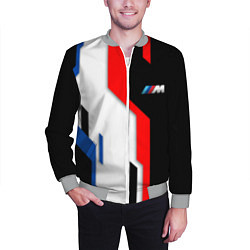 Бомбер мужской BMW - униформа, цвет: 3D-меланж — фото 2