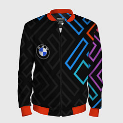 Бомбер мужской BMW brand color carbon, цвет: 3D-красный