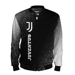 Бомбер мужской Juventus sport на темном фоне по-вертикали, цвет: 3D-черный