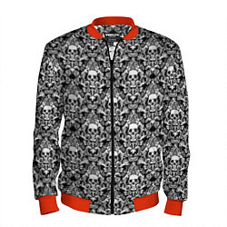 Бомбер мужской Skull patterns, цвет: 3D-красный