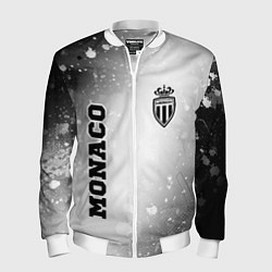 Бомбер мужской Monaco sport на светлом фоне вертикально, цвет: 3D-белый