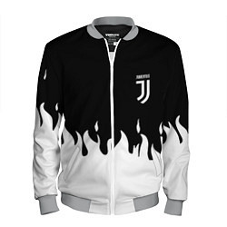 Бомбер мужской Juventus fire, цвет: 3D-меланж