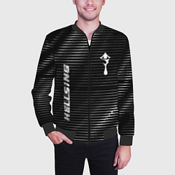 Бомбер мужской Hellsing metal anime lines, цвет: 3D-черный — фото 2