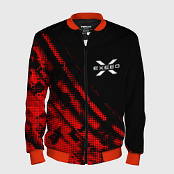 Бомбер мужской Exeed sport grunge, цвет: 3D-красный