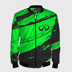 Бомбер мужской Infiniti sport green, цвет: 3D-черный