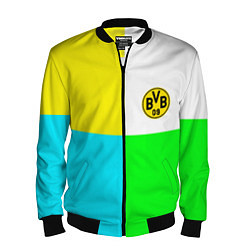 Бомбер мужской Borussia color cport, цвет: 3D-черный