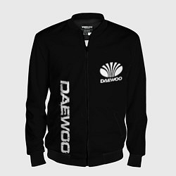 Бомбер мужской Daewoo logo white, цвет: 3D-черный