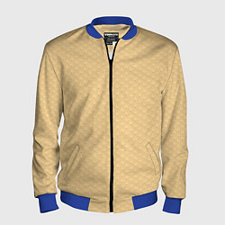 Мужской бомбер Паттерн сетчатый чашуйчетый