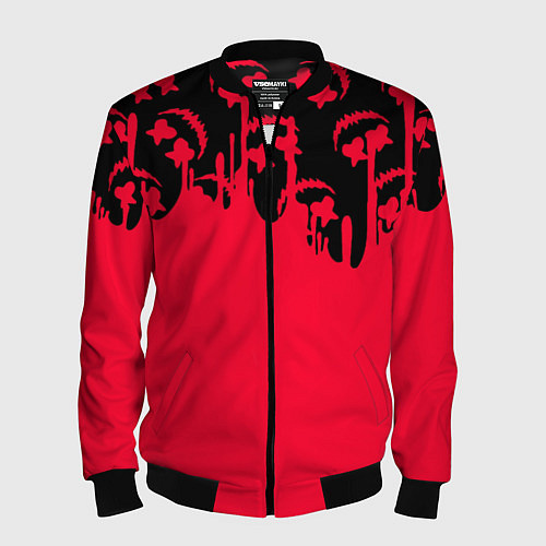 Мужской бомбер Christopher Comstock marshmello / 3D-Черный – фото 1