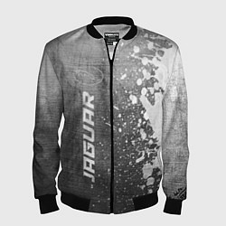 Бомбер мужской Jaguar - grey gradient по-вертикали, цвет: 3D-черный