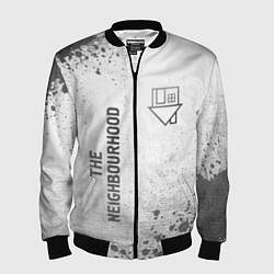 Мужской бомбер The Neighbourhood - white gradient вертикально