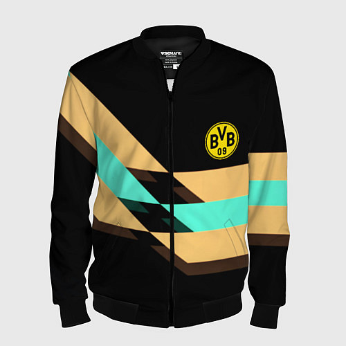 Мужской бомбер Borussia sport line / 3D-Черный – фото 1