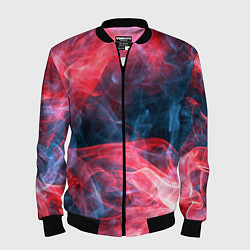 Мужской бомбер Дымная текстура