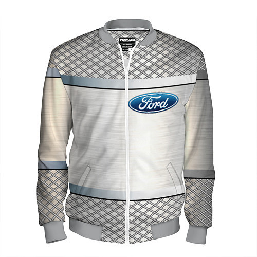 Мужской бомбер FORD metal steel auto / 3D-Меланж – фото 1