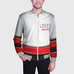 Бомбер мужской AUDI auto car, цвет: 3D-меланж — фото 2