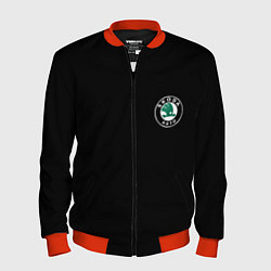Мужской бомбер Skoda logo auto