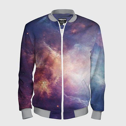 Мужской бомбер Туманности космоса / 3D-Меланж – фото 1