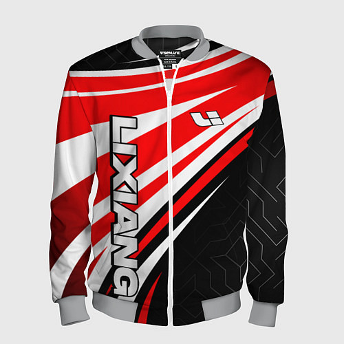 Мужской бомбер Lixiang- red sport uniform / 3D-Меланж – фото 1