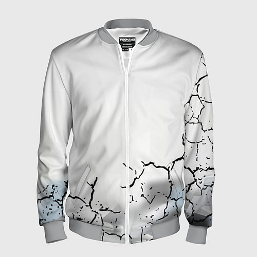 Мужской бомбер Одинокий борец на просторах / 3D-Меланж – фото 1