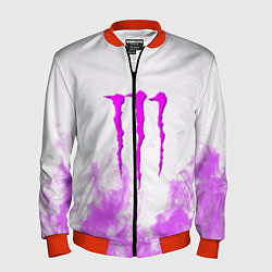 Мужской бомбер Monster energy neon flame