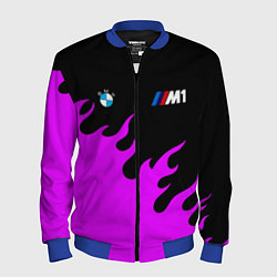 Мужской бомбер BMW flame