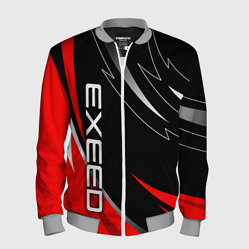 Мужской бомбер Exeed - red uniform / 3D-Меланж – фото 1