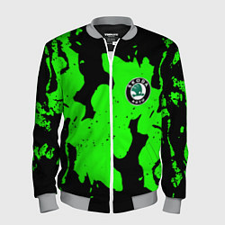 Мужской бомбер Skoda flame steel