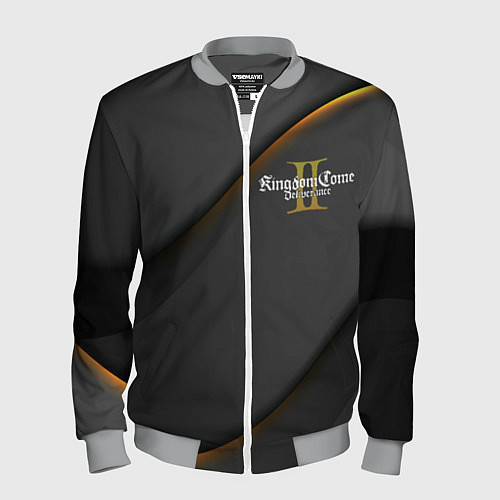 Мужской бомбер Игра Kingdom Come: Deliverance 2 / 3D-Меланж – фото 1