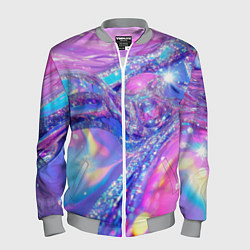 Мужской бомбер Розовые блестки