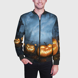 Бомбер мужской Костюмы для halloween, цвет: 3D-черный — фото 2