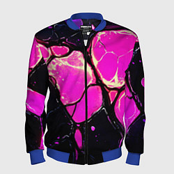 Мужской бомбер Розовые пятна в текстуре