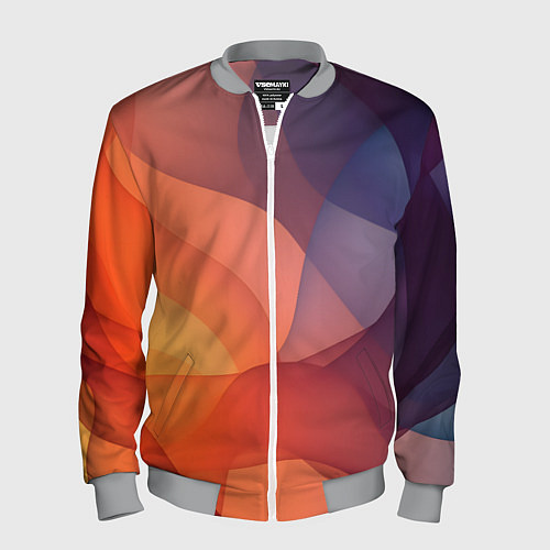 Мужской бомбер Летящая вуаль / 3D-Меланж – фото 1