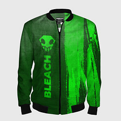 Бомбер мужской Bleach - green gradient по-вертикали, цвет: 3D-черный
