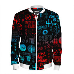Мужской бомбер Twenty one pilots rock pattern