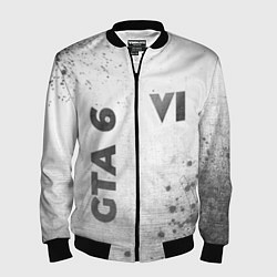 Мужской бомбер GTA 6 - white gradient вертикально