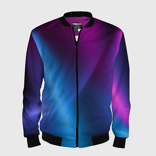 Мужской бомбер Multicoloured / 3D-Черный – фото 1
