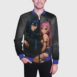 Бомбер мужской Ситлали и Оророн, цвет: 3D-синий — фото 2